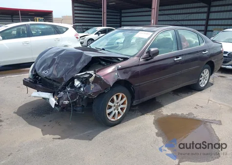 2002 Lexus Es 300 from USA, damaged, VIN JTHBF30GX25030777